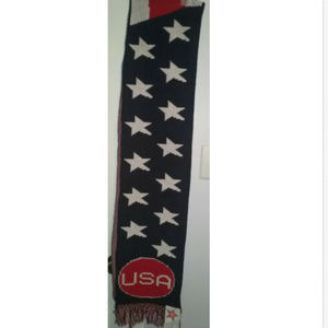 New Knitmakers USA Red, White, & Blue Scarf